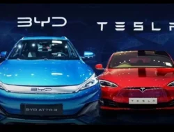 Takhta Mobil Listrik Berpindah, BYD Ungguli Tesla